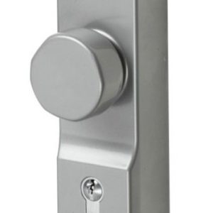 EXIDOR 15000400-P Outside Access Dev Knob/Euro W/Cyl Silver (EACH)