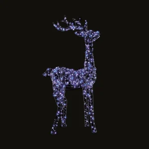 LV251361ET 1.5m Multi Action Enchanted Standing Stag with 574 LEDs