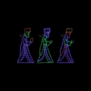 LV254083 32cm x 1m Twinkling Flexibrights 3 Kings with 185 Mixed LEDs