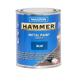 Maston Paint Hammer Smooth Blue 750ml