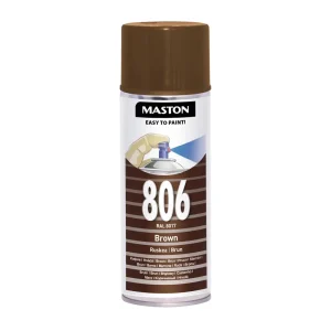 Maston Spray Paint 100-Series Chocolate Brown 806 400ml RAL8017