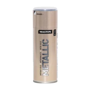 Maston Spray Paint Metallic Gloss Antique Gold 400ml