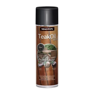 Maston Spray Teak Oil Black 500ml