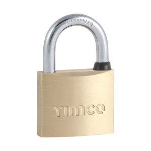 TIMCO Brass Padlock 40mm (Pack of 2)