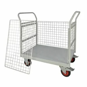 Mailroom Trolley – Full side – 830mm Hx 600mm Wx 900mm L
