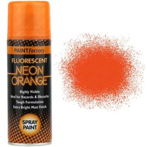 Neon Orange Spray Paint Fluorescent 200ml