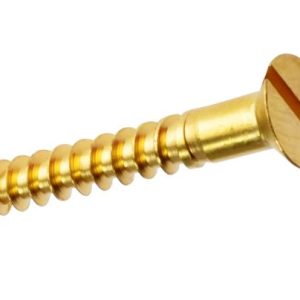 WoodScrew Countersunk 4 x 1 Brass (EACH)