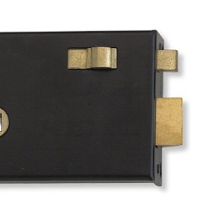 UNION J1209-BJ Rim Latch With Slidebolt 100mm Black (EACH)