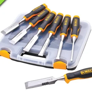 Dewalt 6 Piece Chisel Set With Free Chisel Knife
