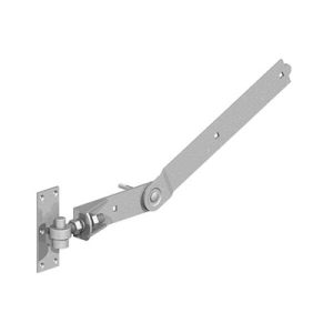 Adj Curve Rail Hinge Hook/Plate | 24″ 600mm Galv | B0256081