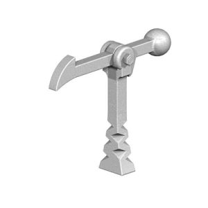 Field Gate Cast Grav Catch/Concrete In | Galv