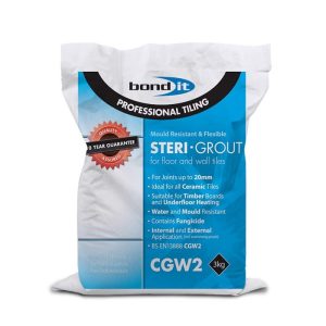 Bond It Steri-Grout Wall & Floor Tile Grout 3kg