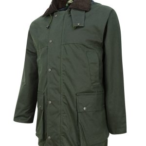 HOGGS WAX JACKET PADDED OLIVE