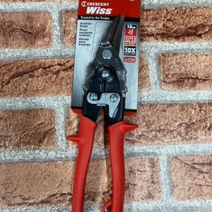 Wiss M1R Metalmaster Aviation Snips – Left Cut / Red