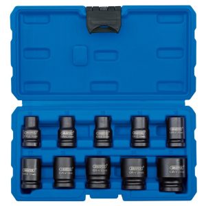 Draper 1/2″ Sq. Dr. Metric Impact Socket Set (10 Piece)