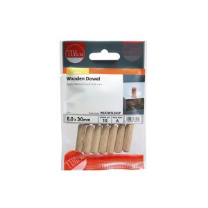 Wooden Dowels | 8.0 x 30mm