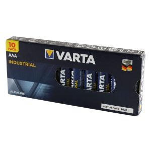 Varta Industrial Pro AAA Alkaline Batteries (10 pack)